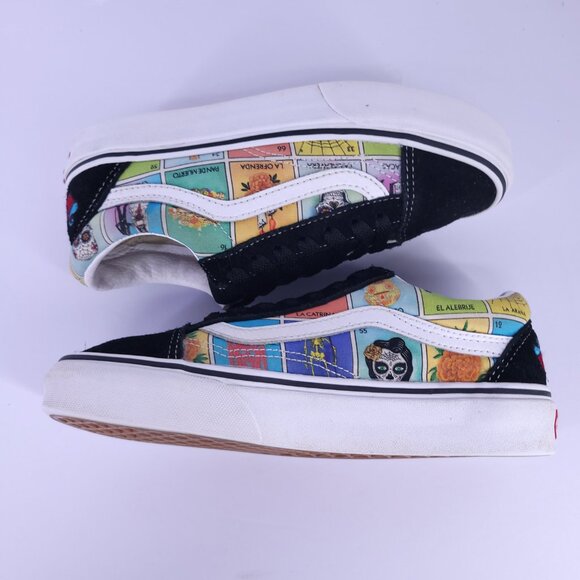 Vans Old Skool Loteria La Calavera Multi True White Women’s Size 5 Men's 3.5 - Picture 10 of 11